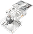 G 5050 C SCVi Active Fully integrated dishwashers product photo Laydowns Detail View S