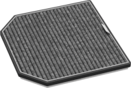 DKF 9-P Odour filter with active charcoal