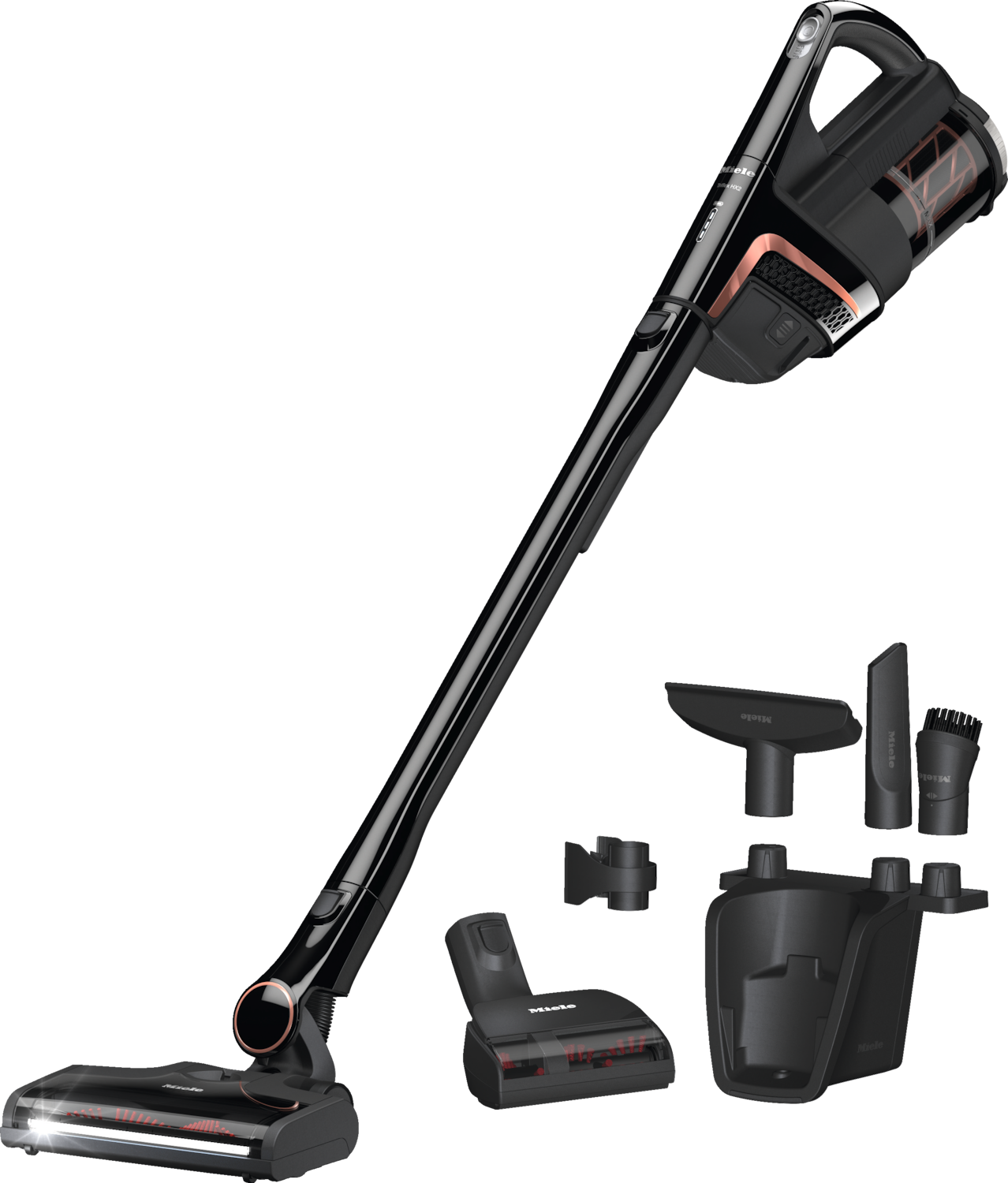 Triflex HX2 Cat & Dog SOML0 Obsidian Black Cordless stick vacuum cleaners product photo Front View3 ZOOM