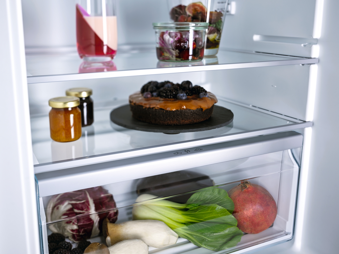 Iebūvējams ledusskapis ar automātisko intensīvo dzesēšanu, 87 cm augstums (K 7113 D) product photo Laydowns Detail View ZOOM