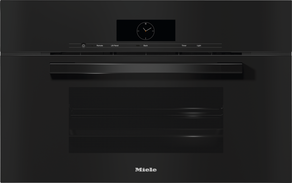 Miele DGC 7880 30inch  combi-steam oven in obsidian black
