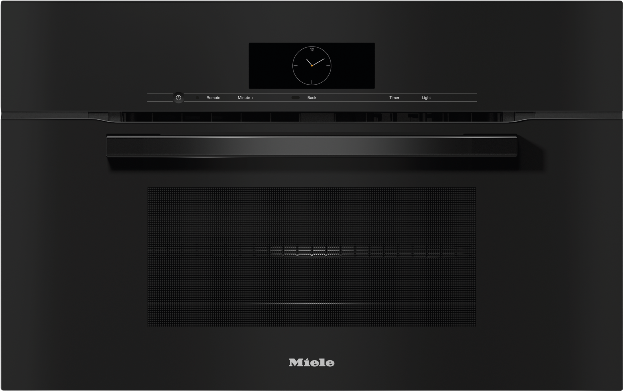Miele H 7870 BM 30 inch speed oven in obsidian black