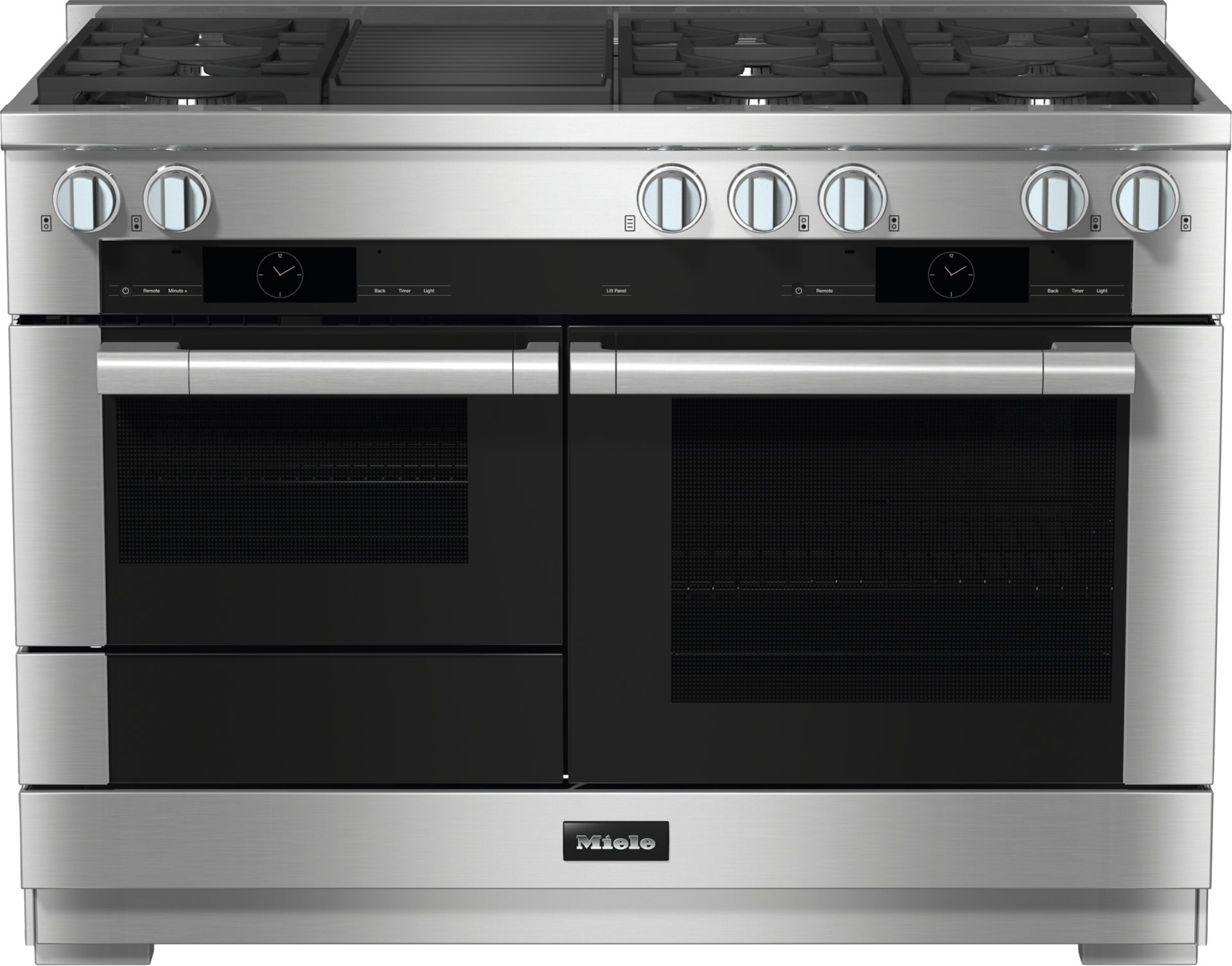 Ovens / Range cookers - HR 1955-3 G DF GR Clean Touch Steel - 1