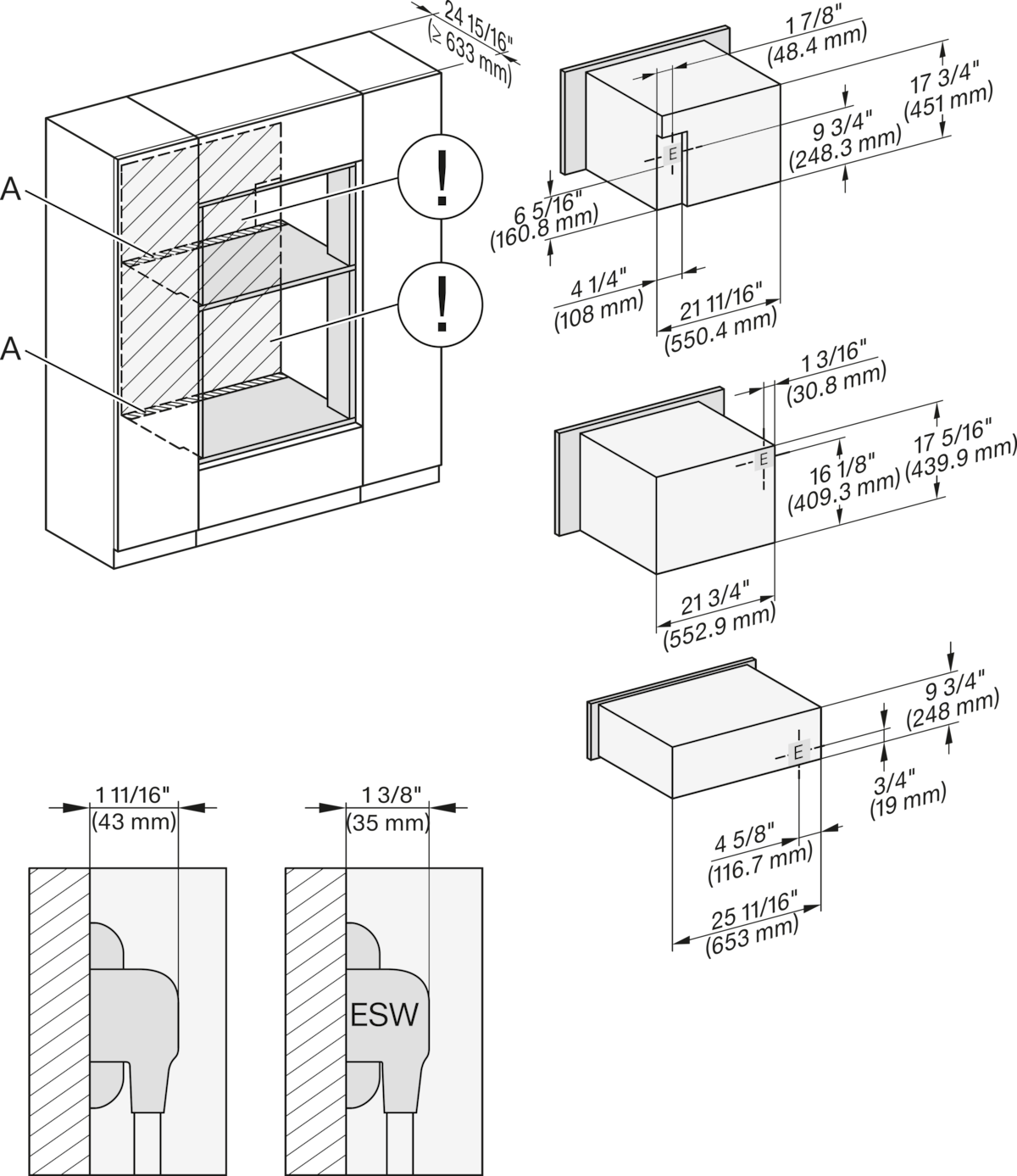 Miele ESW 7670 Brilliant white Warming and vacuum sealing drawers