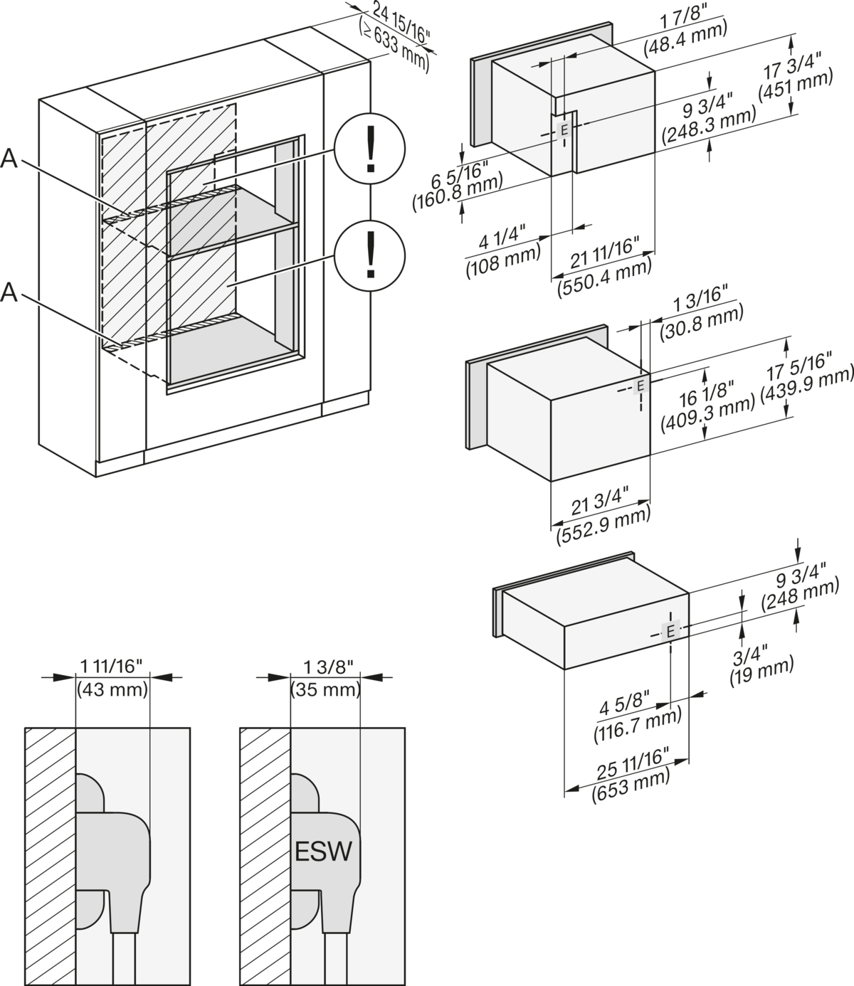 Miele ESW 7670 Brilliant white Warming and vacuum sealing drawers