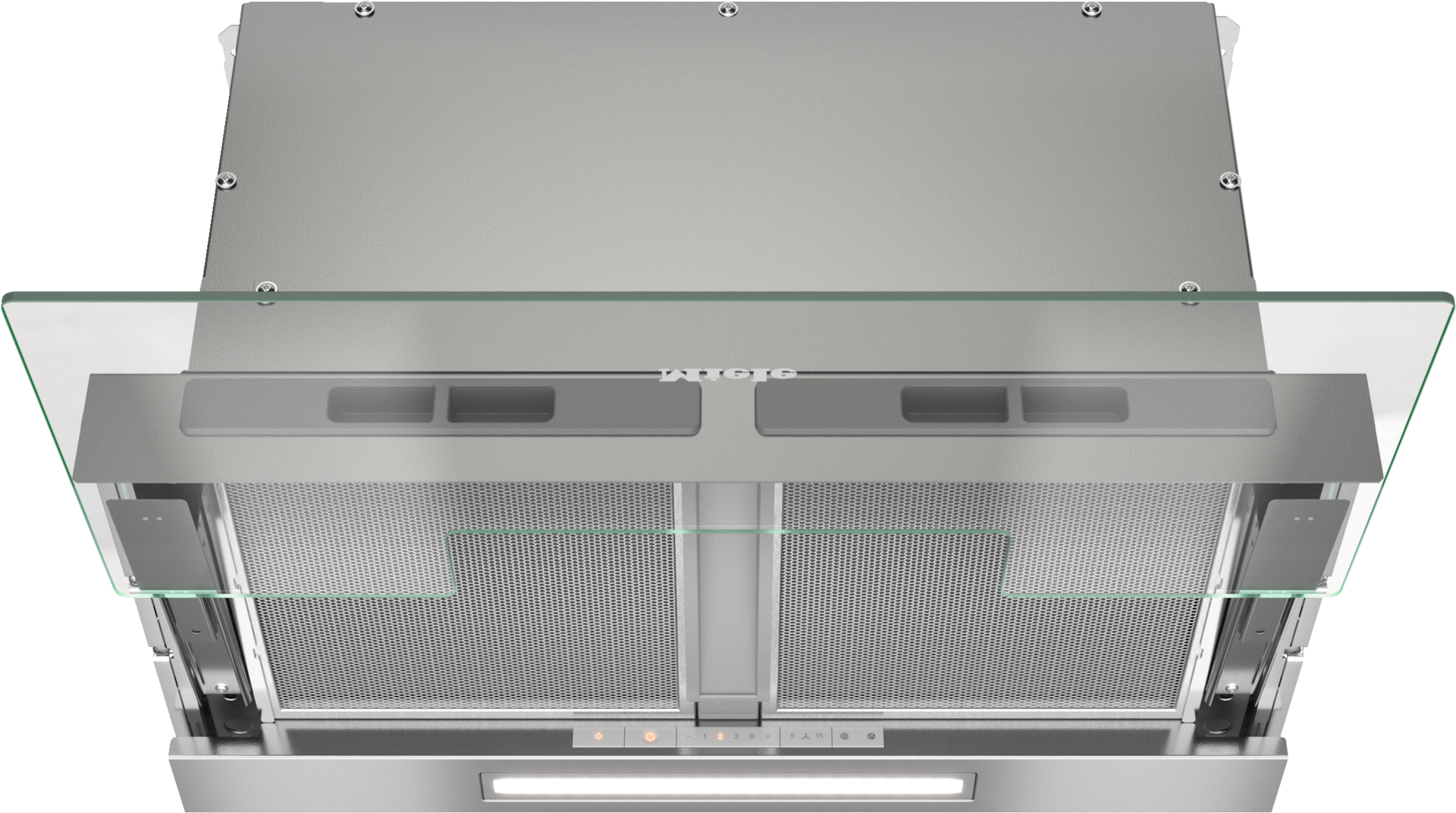 Kuhinjske nape - DAS 4640 Prozorno steklo - 1