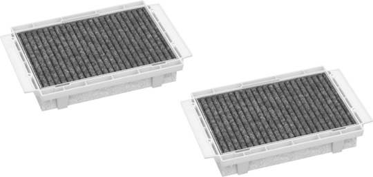 vhbw 2x Filtro de carbón activado compatible con Miele DA 3356-55, DA 3360,  DA 3360-60, DA 3366, DA 3366-60 campana extractora - 49 x 11,3 x 2,8 cm