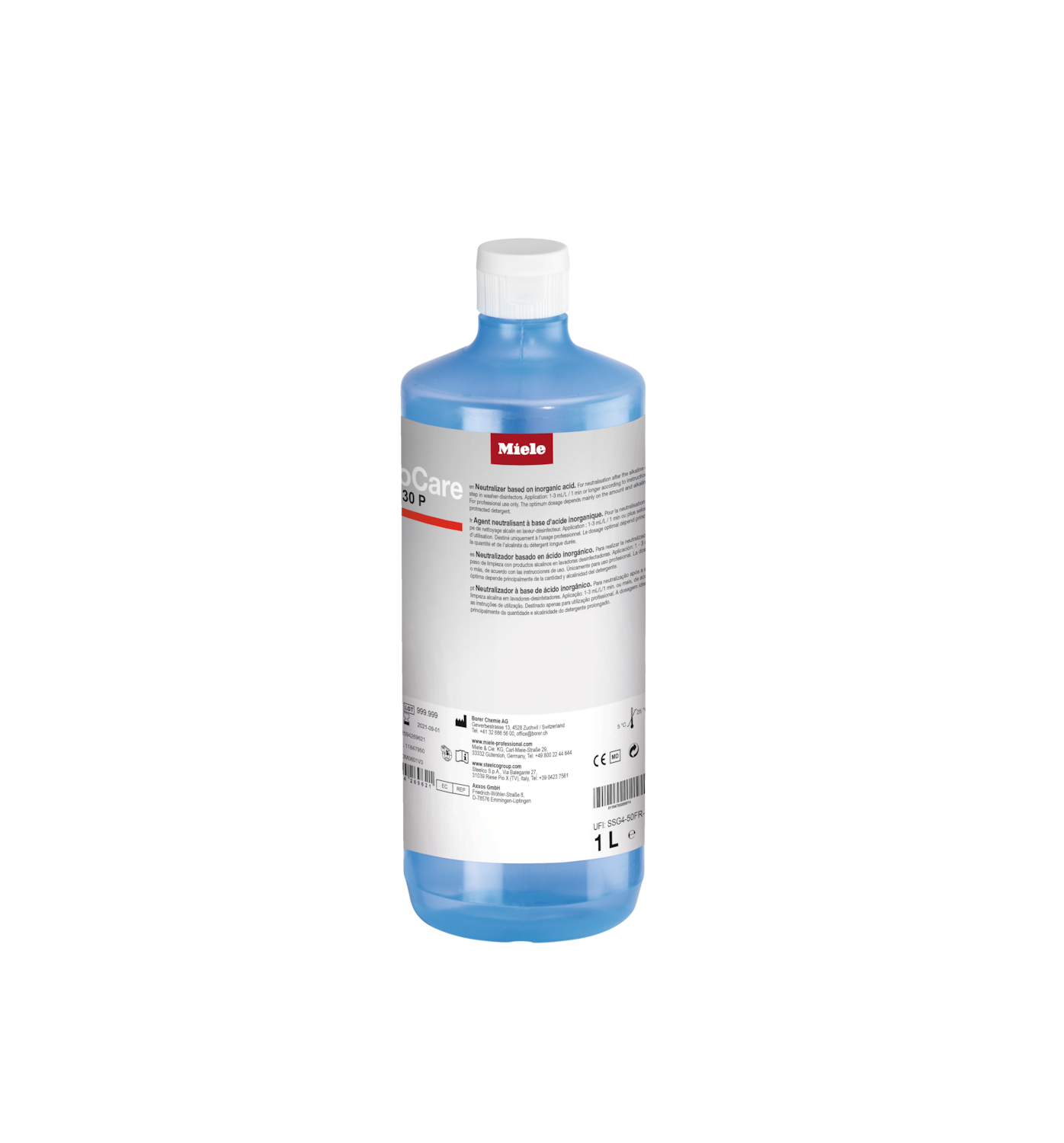 ProCare Med 30 P - 1 l [Typ 1] Produto neutralizador, ácido, 1 l fotografia do produto Front View ZOOM