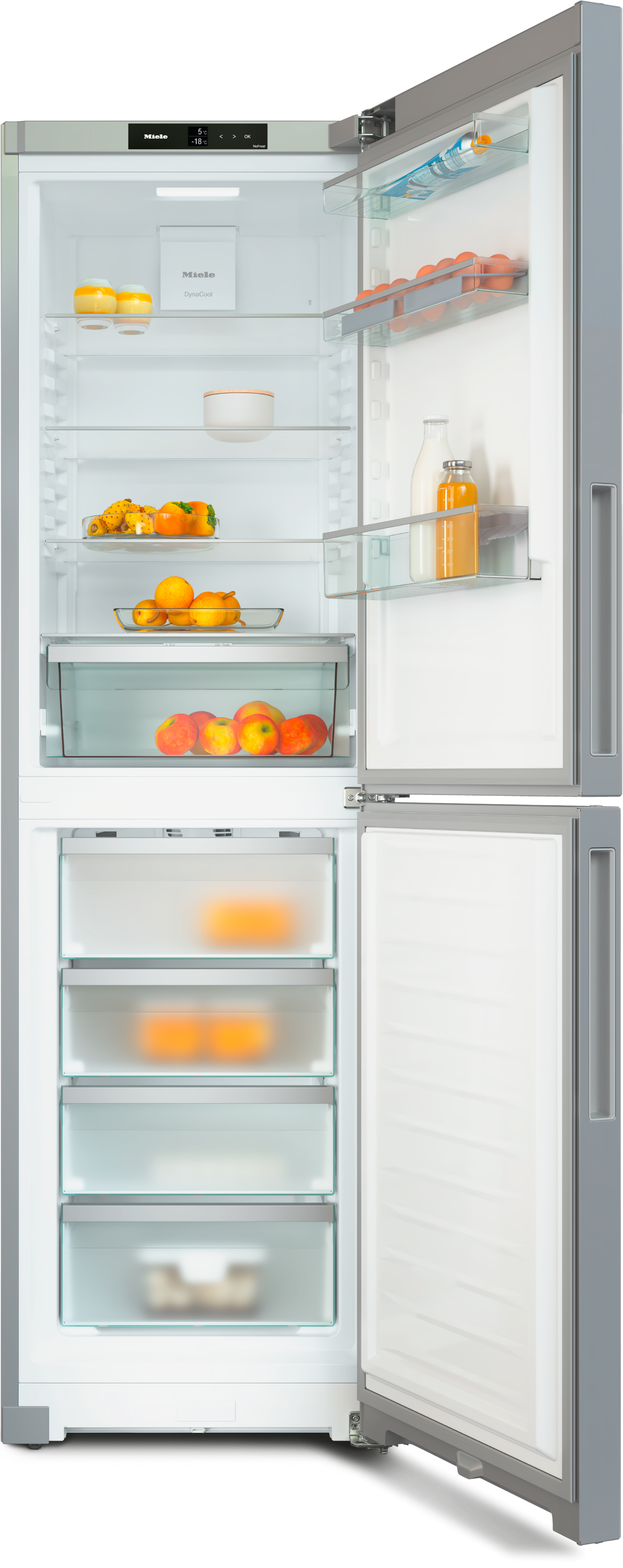 Réfrigérateurs/congélateurs - KFN 4393 DD Aspect acier inoxydable - 2
