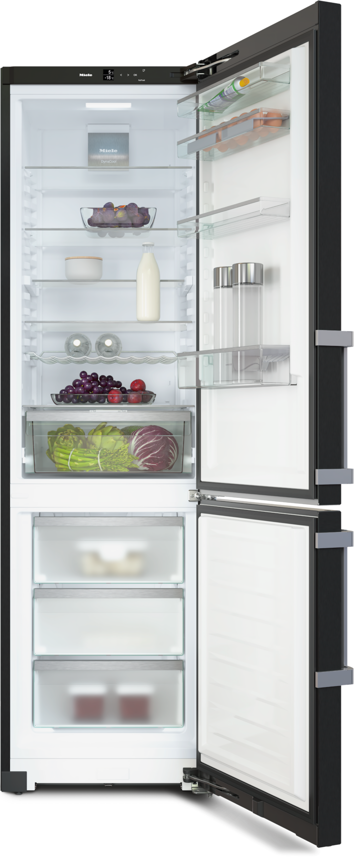 Miele - KFN 4795 AD Sportello Blacksteel – Frigo-congelatori