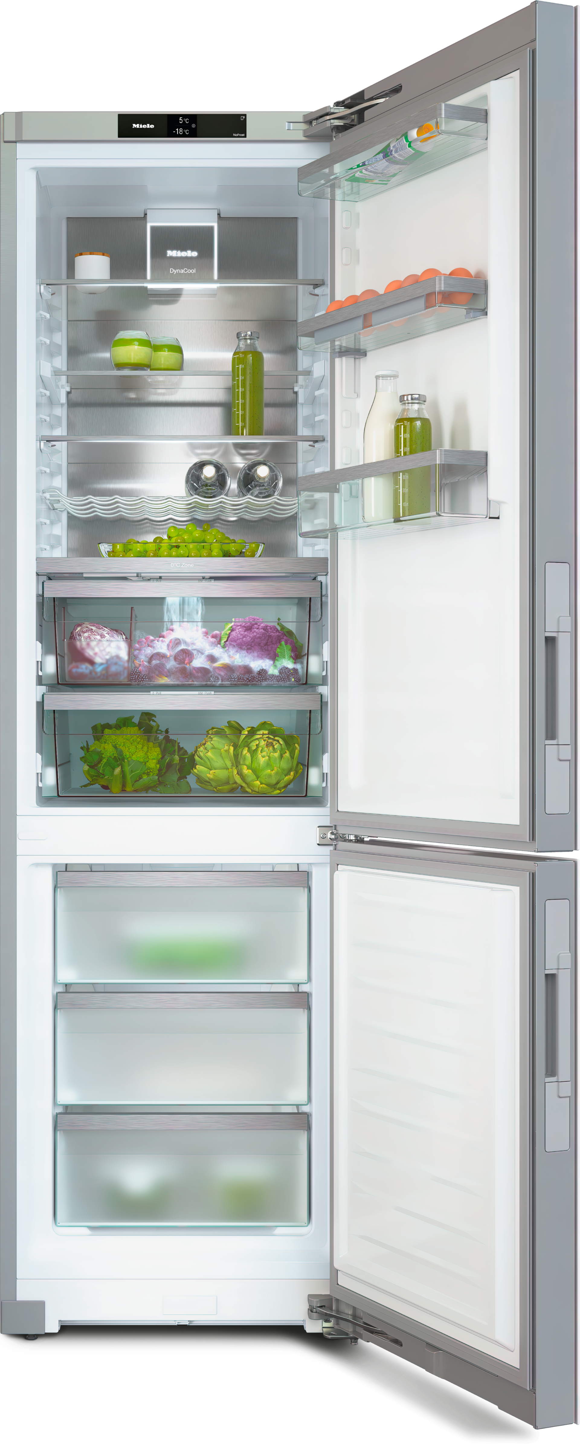 Refrigerare - KFN 4898 AD Alb Brilliant (sticlă) - 2