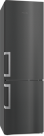 Melns ledusskapis ar saldētavu, NoFrost un DynaCool funkcijām, 2.01m augstums (KFN 4795 AD) product photo