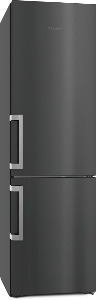 Kylmälaitteet - Vapaasti sijoitettavat jääkaappi-pakastimet - KFN 4795 BD - BlackSteel ovi