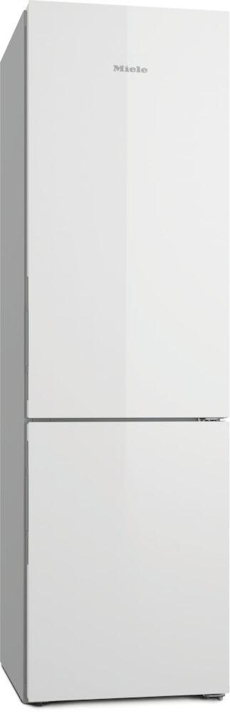 Lodówki - KFN 4898 AD Brillantwhite (szkło) - 1