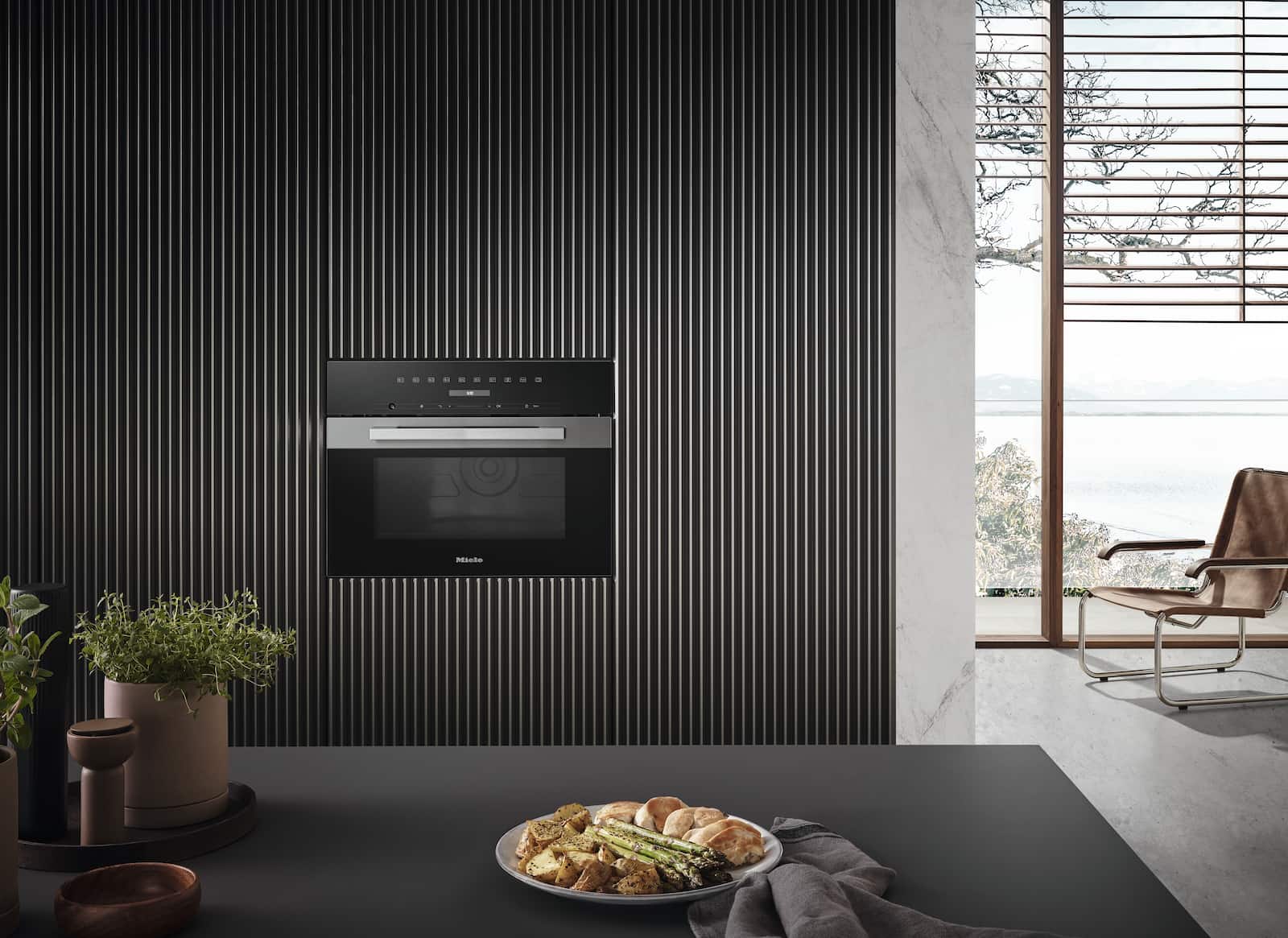 Microwave ovens - M 7240 TC AM Clean Touch Steel - 5