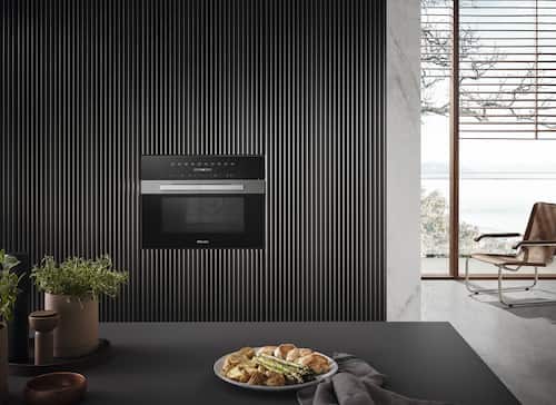 Miele microwave oven small studio apartment kitchen ideas