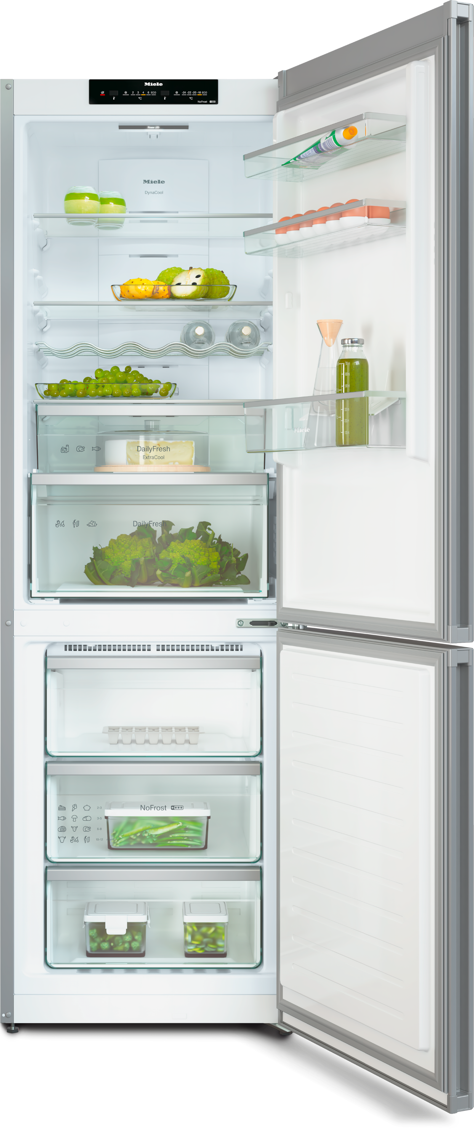 Réfrigérateurs/congélateurs - KFN 4374 ED Aspect acier inoxydable - 2