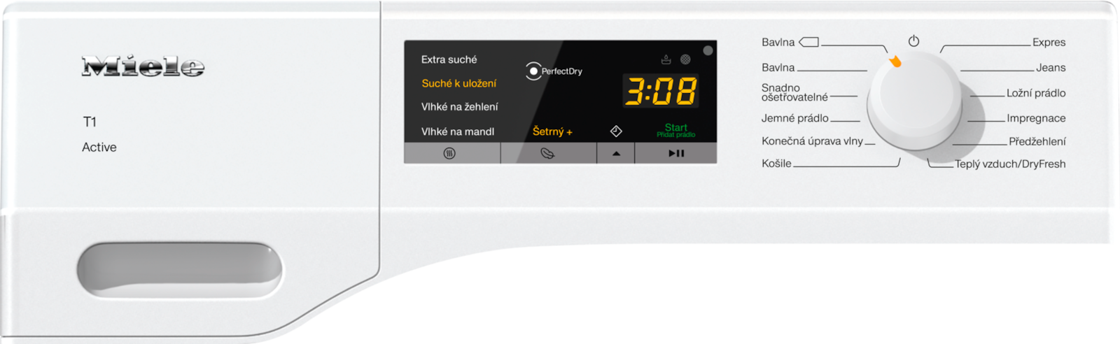 Sušičky - TCA230WP Active lotosová biela - 4