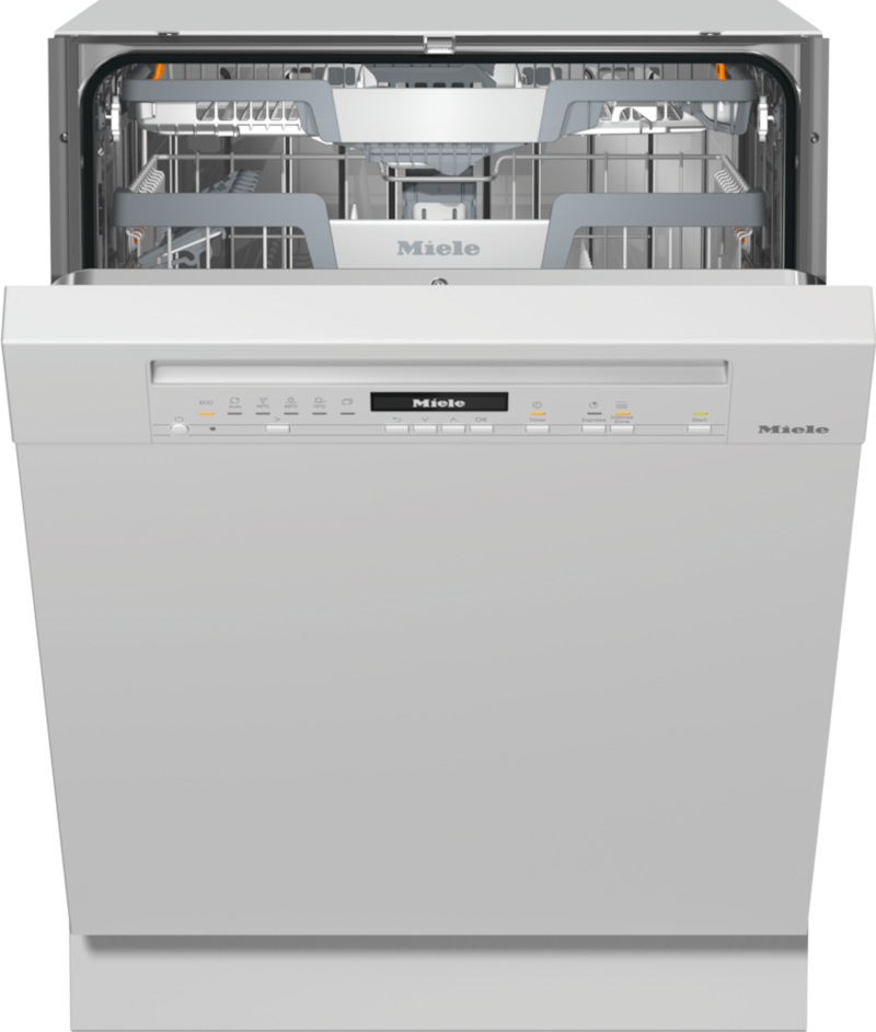 Mașini de spălat vase - Mașini de spălat vase semi-integrate - G 7200 SCi - Alb Brilliant