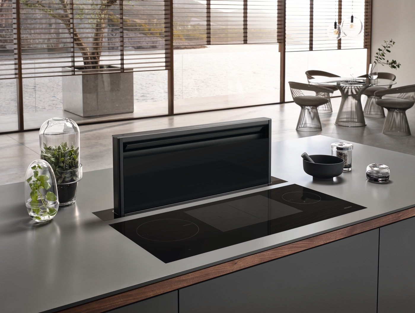 DAD 4841 Black Levantar Downdraft extractor system product photo View32 ZOOM