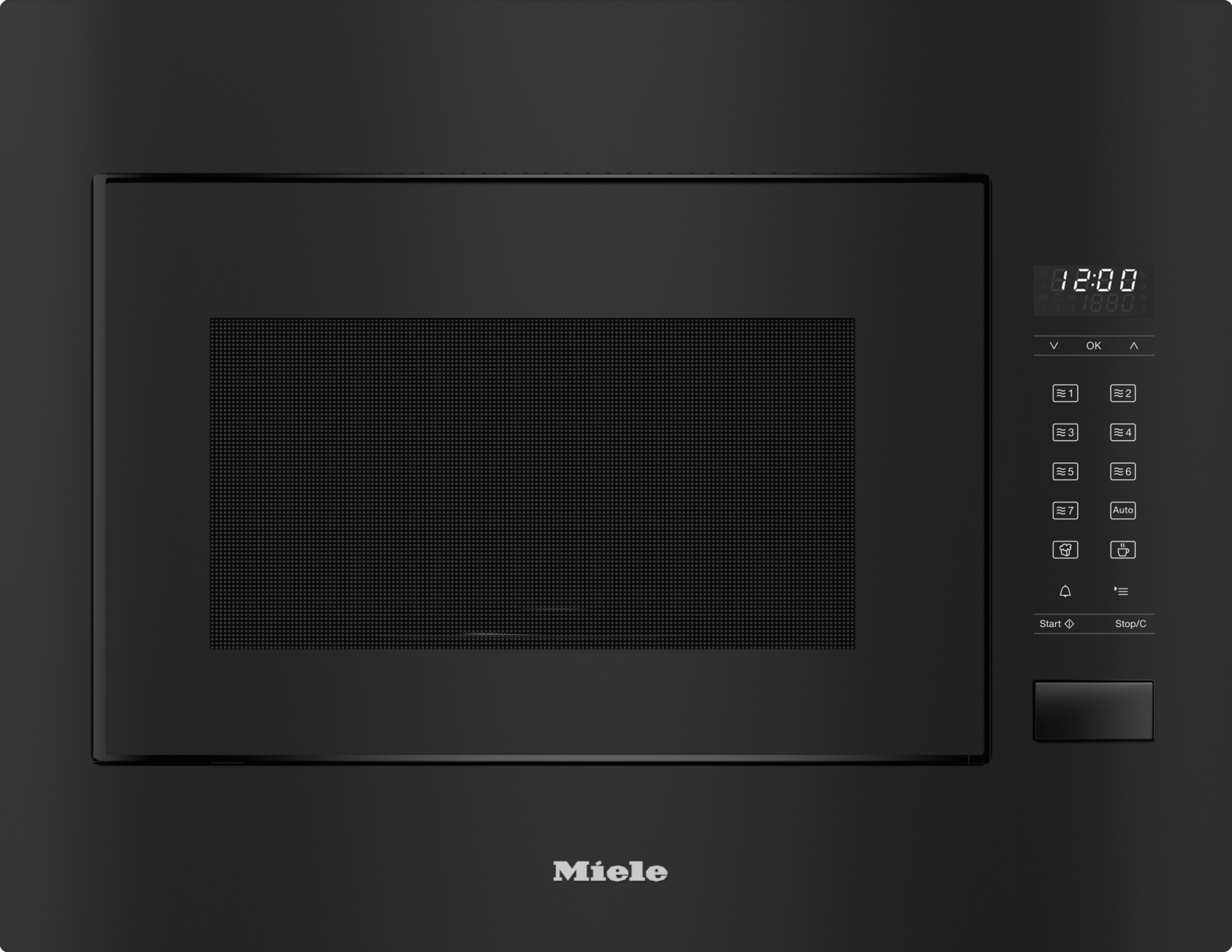 Microwave ovens - M 2241 SC Obsidian black - 1