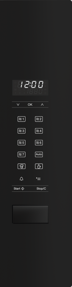 Miele - M 2241 SC Obsidian black – Microwave Ovens - 2