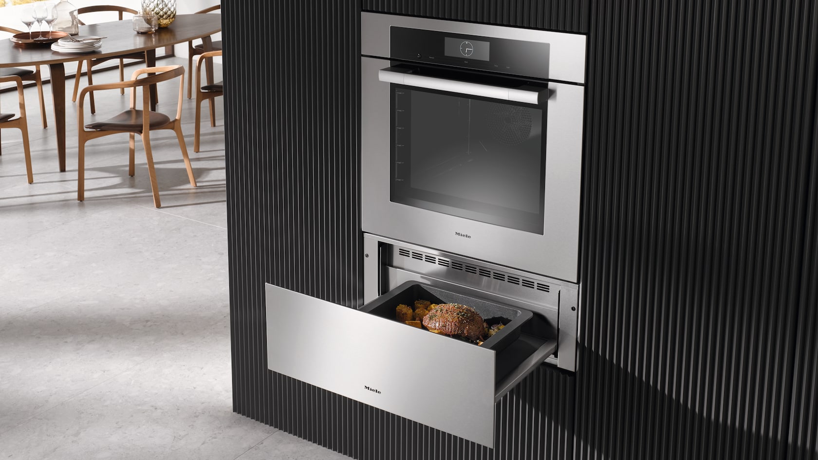 Product Features Gourmet warming drawers Miele