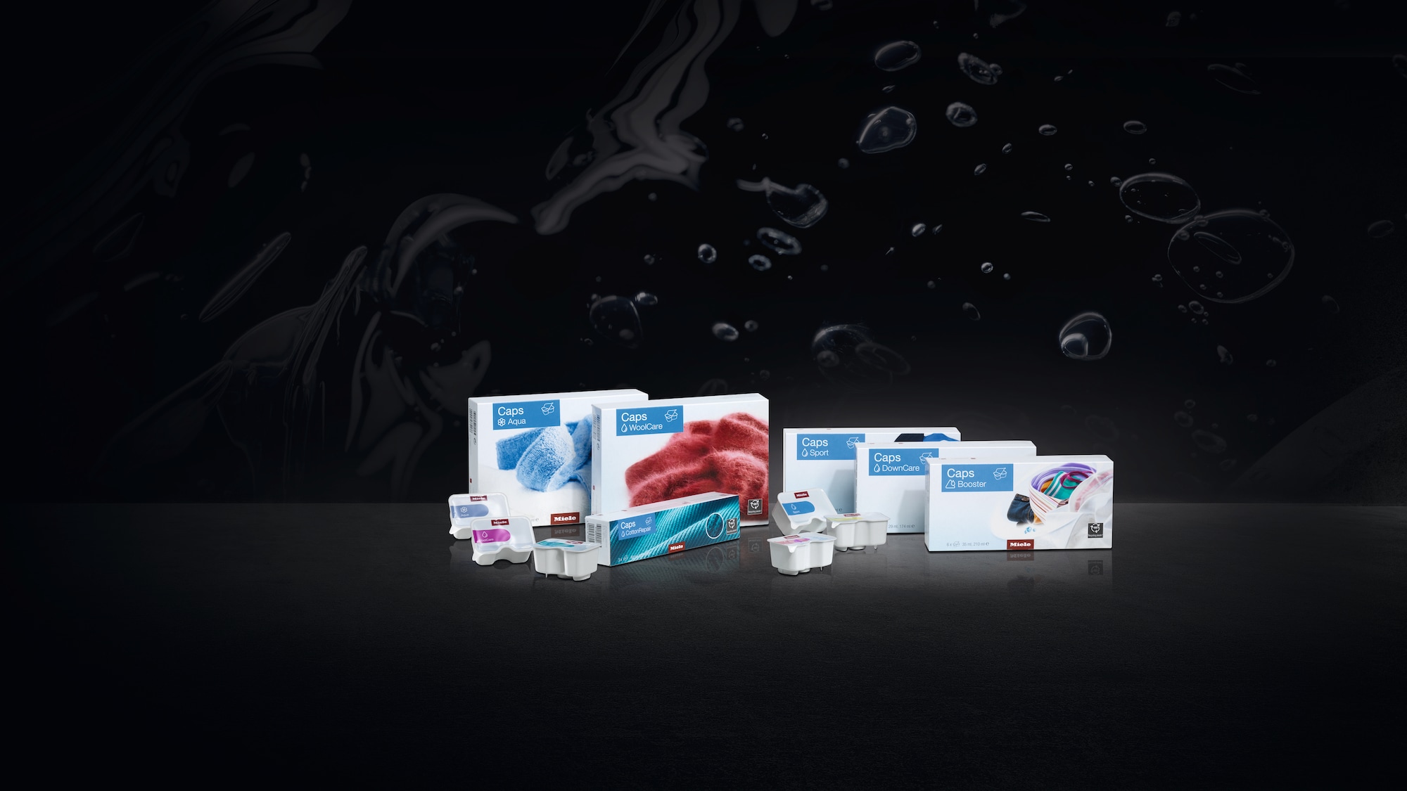 Lave-linge Miele avc CapDos - capsules de lessives pour les applications  spéciales 
