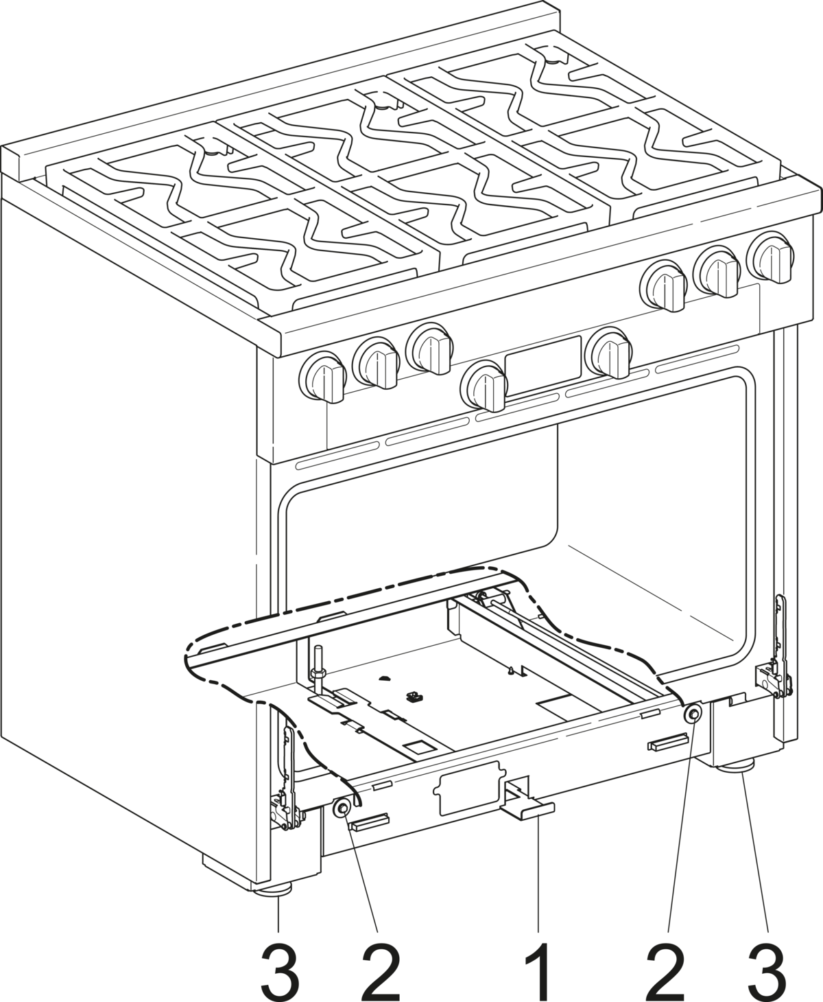 Miele HR 11343 G AG Clean Touch Steel Ranges
