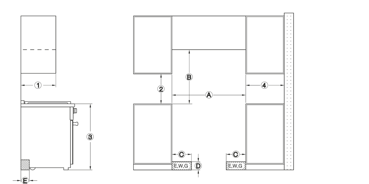 Miele HR 19243 G DF Clean Touch Steel Ranges