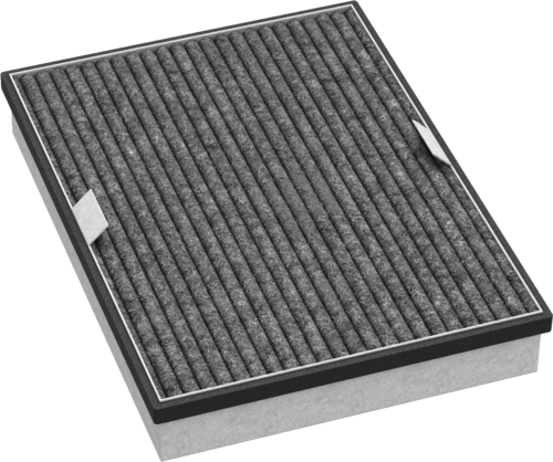 DKF 36-P Protipachový filtr Active AirClean s aktivním uhlím Produktový obrázek Front View L