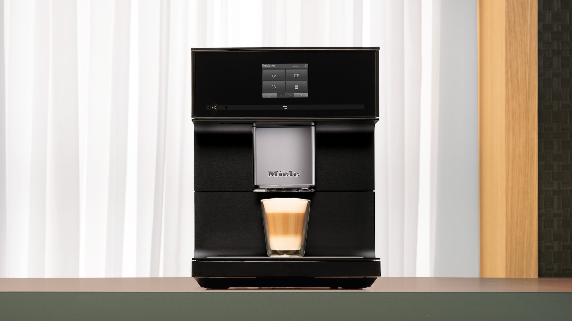 The Miele CM7 coffee machine