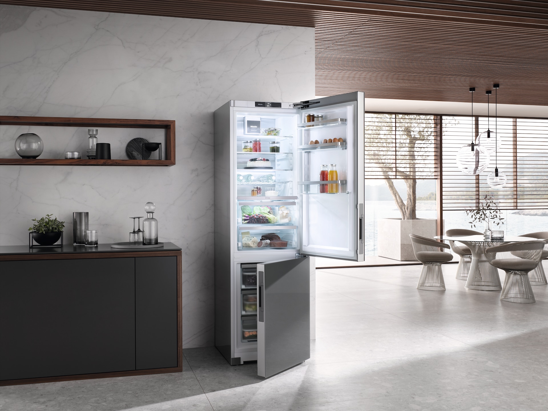 Réfrigérateurs/congélateurs - KFN 4898 AD Gris graphite (verre) - 8