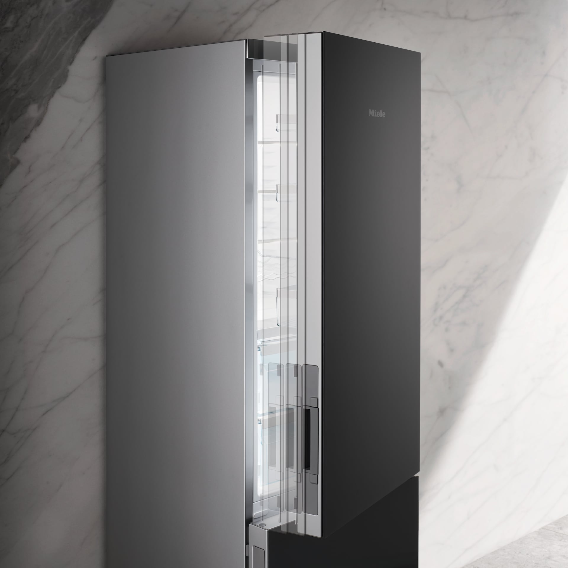 Réfrigérateurs/congélateurs - KFN 4898 AD Gris graphite (verre) - 5