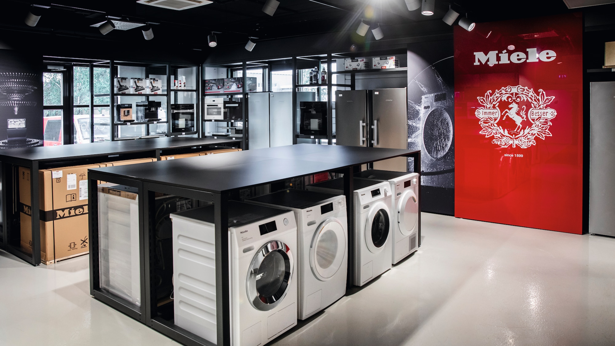Miele experience center front of store