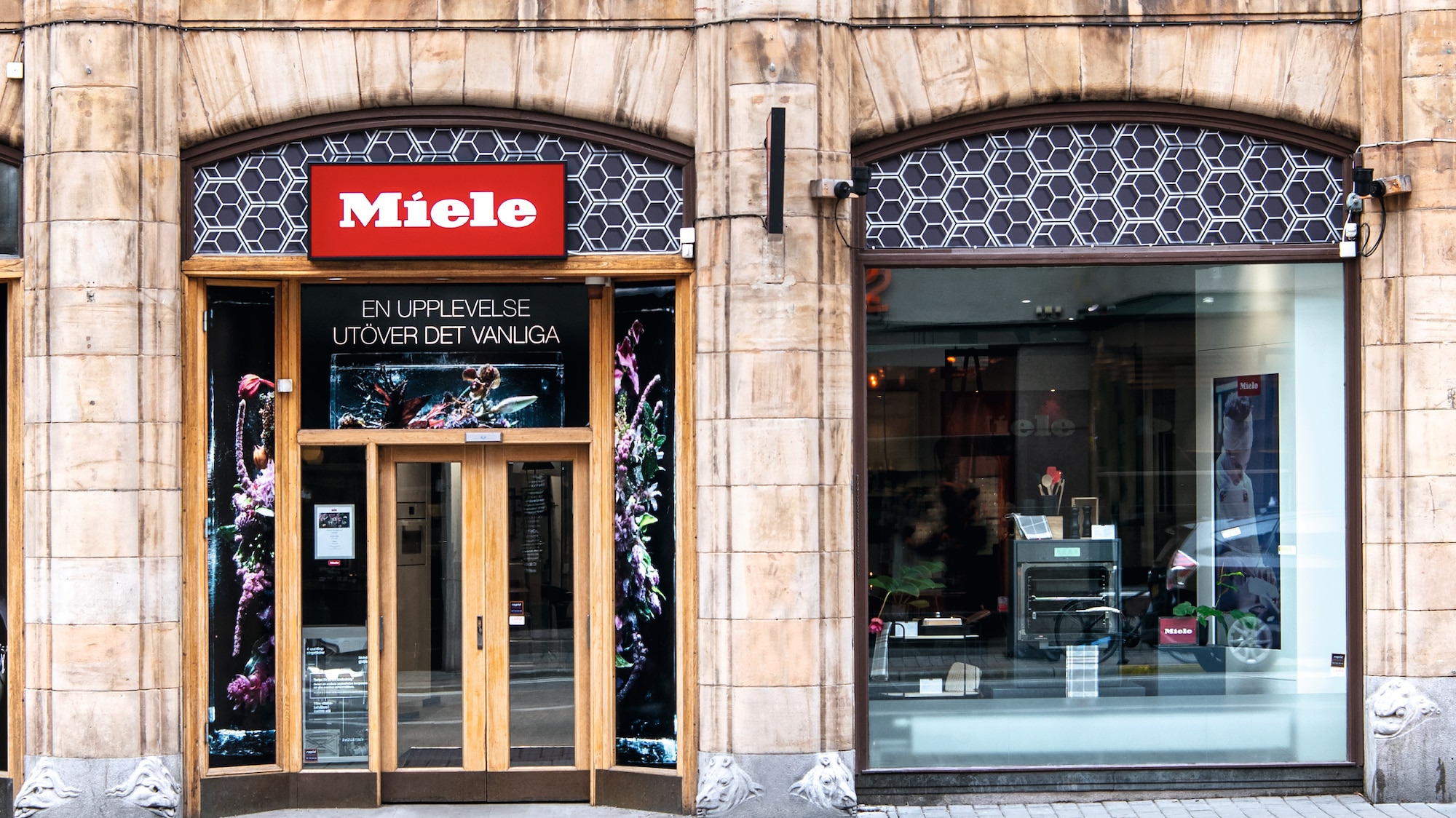 Miele experience center front of store