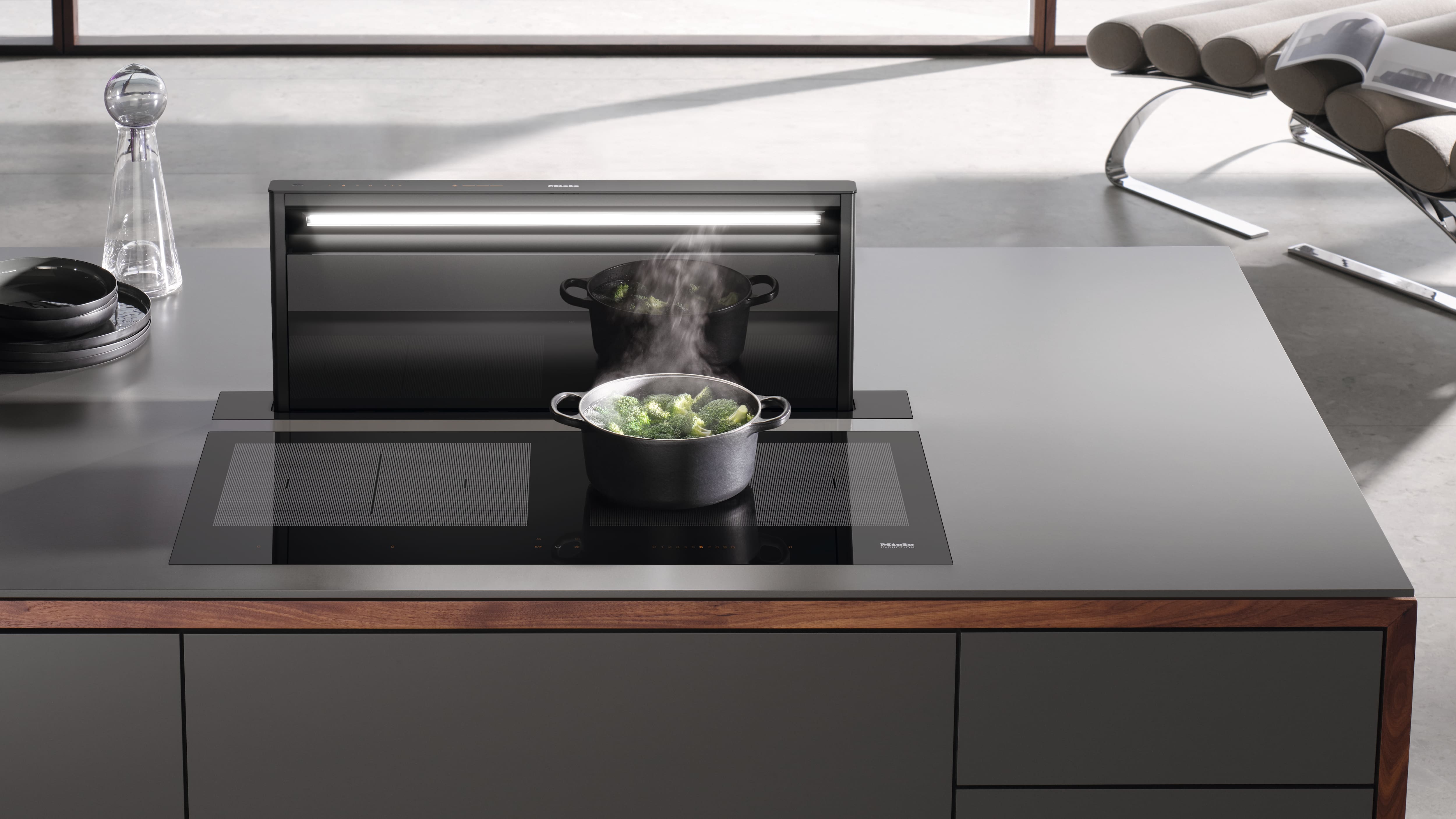 Features Downdraft Worktop Extraction Miele