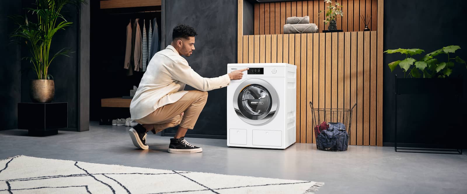 Washing machines - WTR860WPM PWash&TDos 8/5kg Lotus white - 3