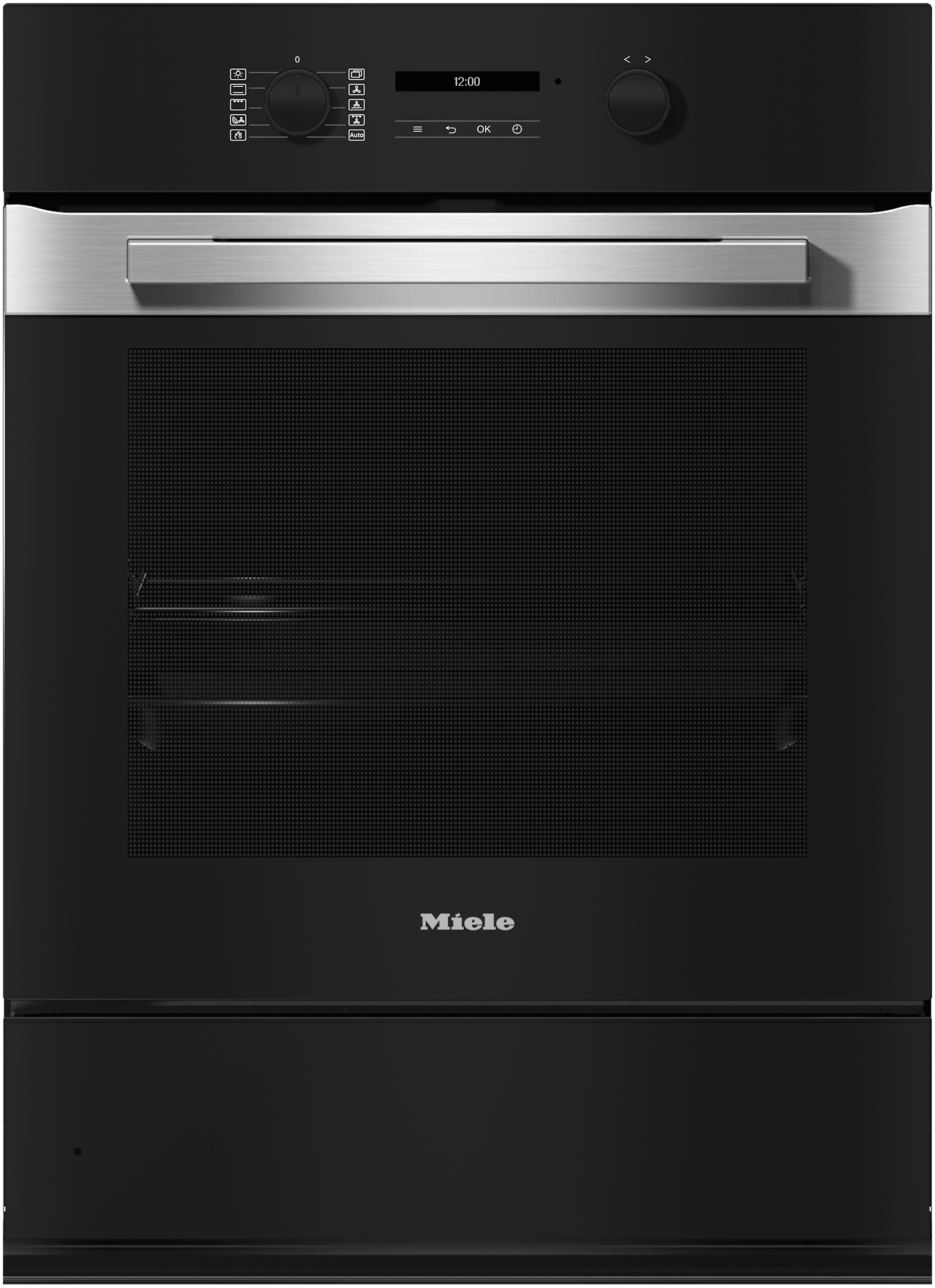 Herde/ Backöfen - H 2861-55 BP Edelstahl/CleanSteel - 1