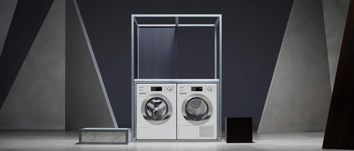 Image of washing machine and the tumble dryer