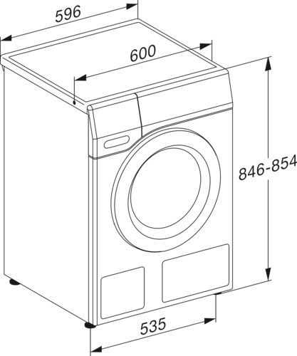 9kg TwinDos skalbimo mašina su PowerWash funkcija ir M Touch ekranu (WCR870 WPS) product photo View4 L
