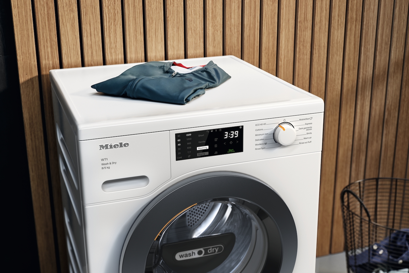 8/5 kg veļas mašīna ar žāvētāju, PerfectCare tehnoloģiju un WiFi (WTD160 WCS) product photo View32 ZOOM