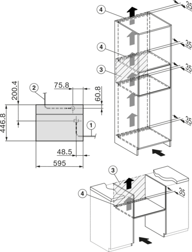 DGC 7440 HC Pro CLST Combi steam oven product photo Missing translation L