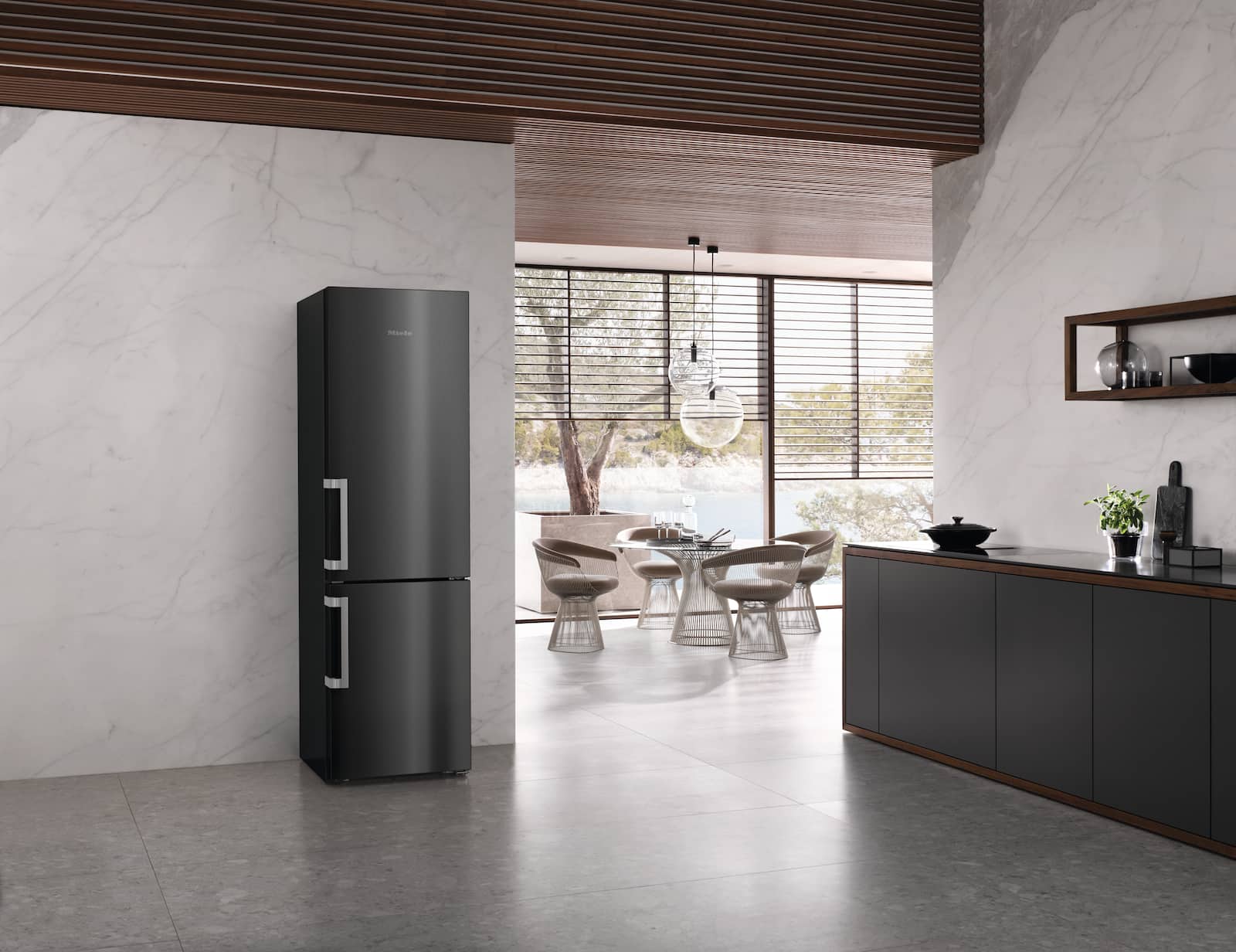Réfrigérateurs/congélateurs - KFN 4795 CD Porte blacksteel - 6
