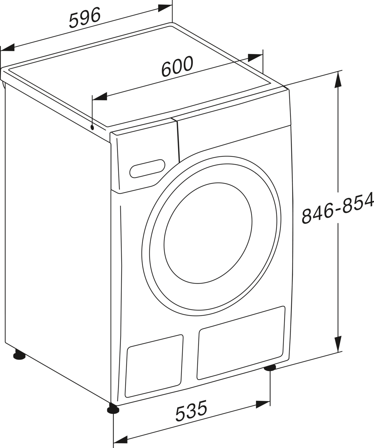 Miele WWE360 WPS PWash&8kg Lotosweiß Waschmaschinen