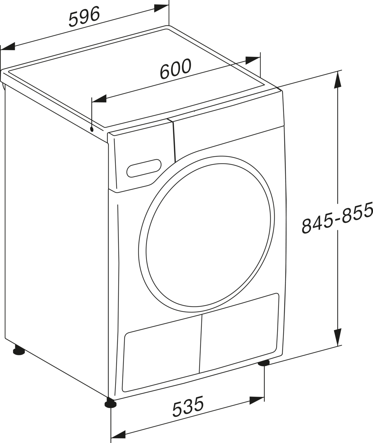 Miele TWV780WP Passion Lotus white Tumble dryers