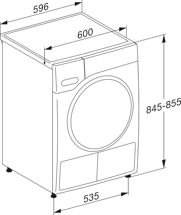 Sèche-linge pompe à chaleur 9kg Blanc - MIELE Réf. TWV 780 WP