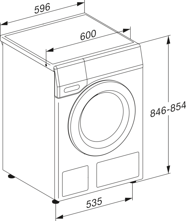 Miele - WTR860WPM PWash&TDos 8/5kg Waschtrockner – Lotosweiß