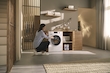 Laundry Set: WWD660 washing machine & TWD260 heat-pump dryer product photo Laydowns Back View S