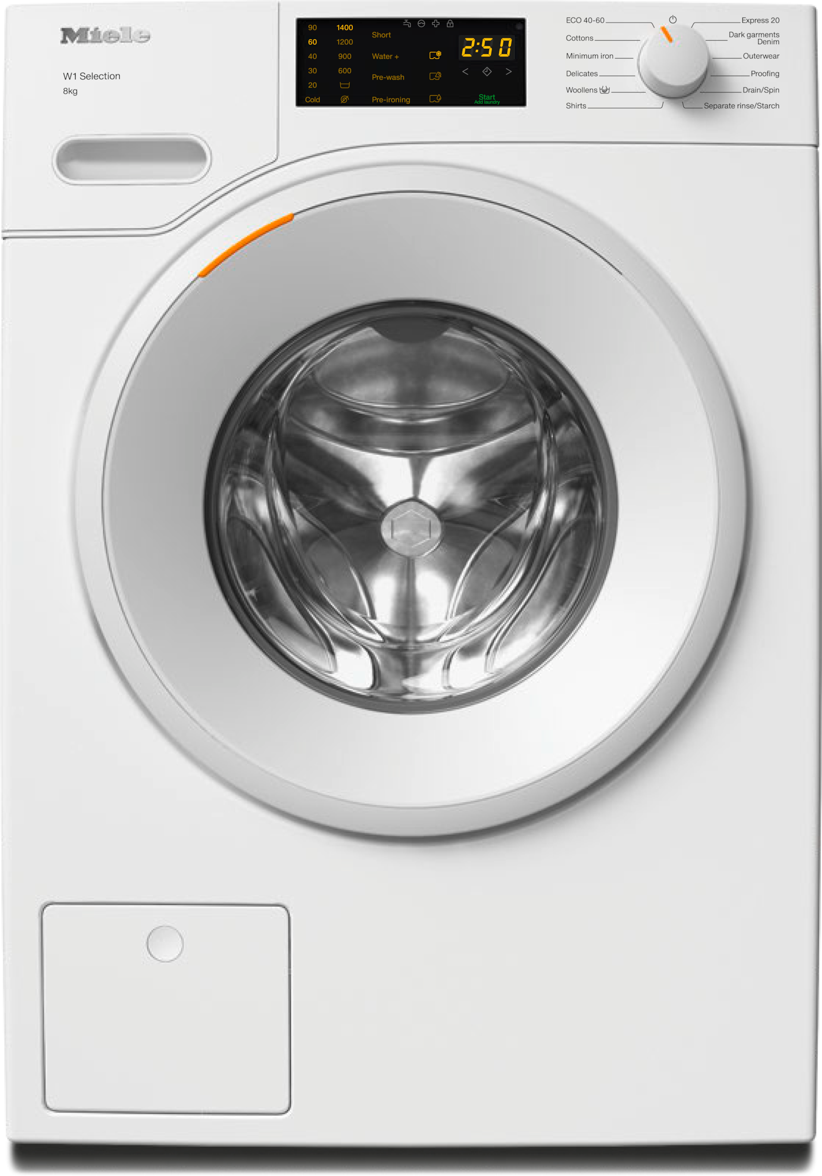 Πλυντήρια ρούχων - WSD023 WCS 8kg Λευκό λωτού - 1